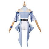 Genshin Impact Jean Sea Breeze Dandelion Cosplay Costume Outfit Poster Type with Headwear