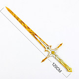 120cm Genshin Impact Traveler Aether Lumine Cosplay Weapon Sword Detachable Cosplay Props