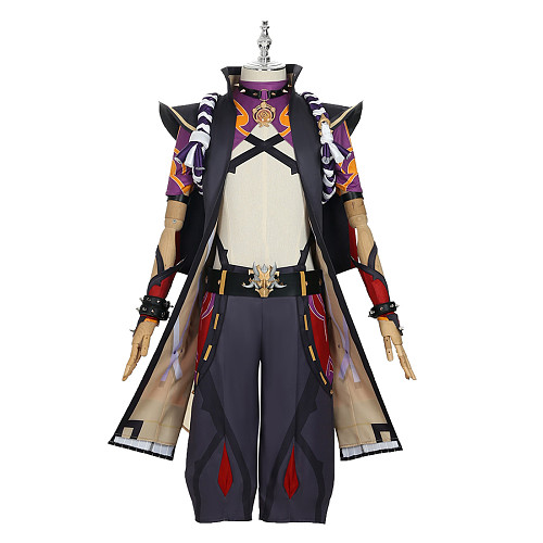 Genshin Impact Arataki Itto Cosplay Costume Geo Character Outfit Anime Halloween Costumes