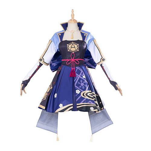 Genshin Impact Kamisato Ayaka Cosplay Costume Outfit