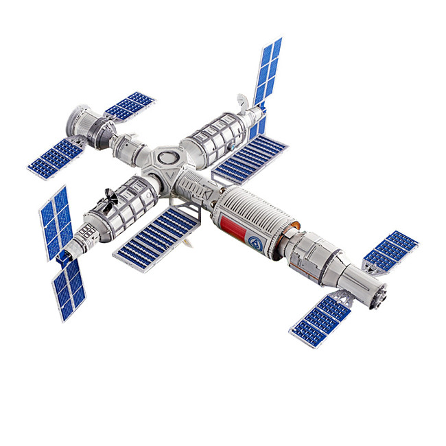 Tiangong Space Station Metal Model 3D Assembly Puzzle (101pcs)