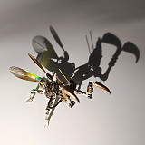 3D Insect Metal Model DIY Kits with Night Light Glow in the Dark