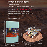 Zhurong Rover Metal Model 3D Assembly Puzzle (281pcs)