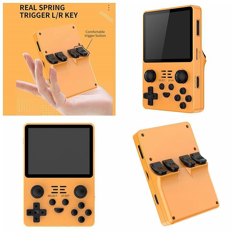 NEW Powkiddy RGB20S Handheld Retro Console with Builtin Games