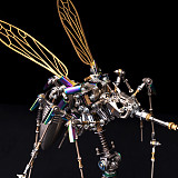 750+PCS Mechanical Mosquito 3D Assembly Model Steampunk Style