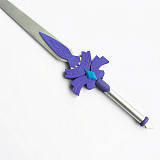 Genshin Impact Keqing and Traveler Cosplay Props Cool Steel Sword
