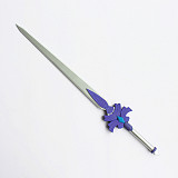 Genshin Impact Keqing and Traveler Cosplay Props Cool Steel Sword