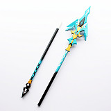 Genshin Impact Cosplay Prop ShenHe Calamity Queller Cosplay Spear Detachable Weapon (Golden Spearhead)