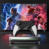 GAMEBOX H6 Console S905X3 Game Box Ultra HD 4K Portable with Built-in Games Wireless Controllers