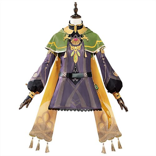 Genshin Impact Collei Cosplay Costume Cartoon Game Uniform Halloween Christmas Role Playing Party Dress Up