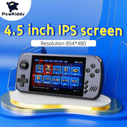 NEW Powkiddy X39 Pro Handheld Game Console with Built-in 5600+ Games 4.5 Inches