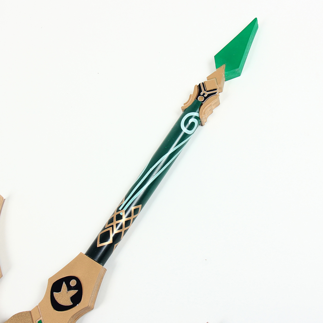 Genshin Impact Xiao Cosplay Weapon - 180cm Detachable Primordial Jade Winged-Spear Prop - View #10