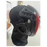 Future Punk Helmet Halloween Cosplay Mask Costume Headwear for Men