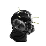 Future Punk Tech Helmet Halloween Cosplay Mask Costume Headwear for Men