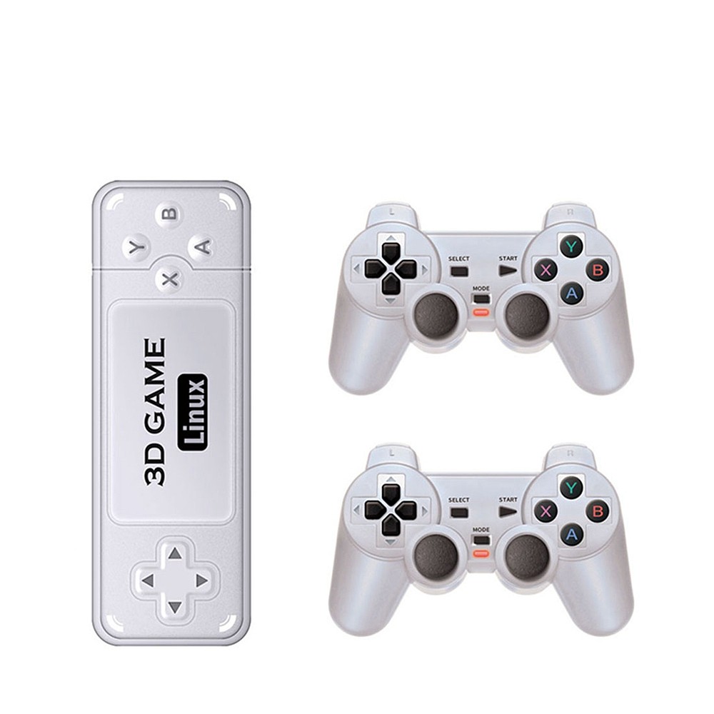 Powkiddy Y6 Game Stick HD 4K 2Player Wireless Controllers Combo