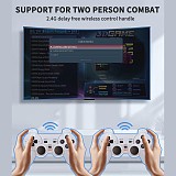 NEW Powkiddy Y6 Game Stick 10K+ Games HD 4K 2-Player Wireless Controllers Combo