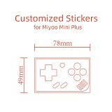 Customized Stickers for Miyoo Mini Plus (MOQ 10pcs)