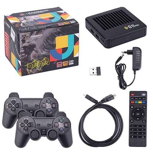 US$ 64.99 - G11 Pro Game Box Retro Home Video Dual System with 2.4G  Wireless - www.gogamegeek.com