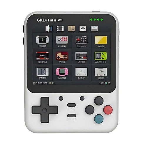 Latest GKD Mini Plus Handheld Game Console 3.5-inch 10000 Games (Plastic Version)