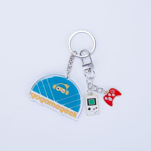 GoGameGeek Personalized Keychain & Mouse Pad Gaming