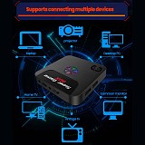 X5S Mini HD Retro Home Video Game Console with 2.4G Wireless Dual Controllers (US-Plug)