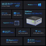 GMKtec NucBox G2 Gaming Mini PC Computer N100 12GB + 512GB