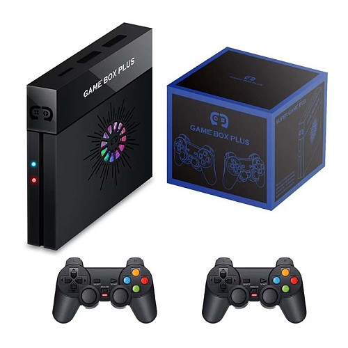 X6 HD Mini Retro Home Video Game Console with 2.4G Wireless Dual Controllers