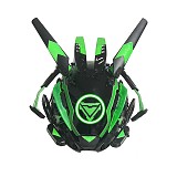 Monster Punk Mask Future Tech Role Play Cosplay Prop for Halloween Costume Party (Green)