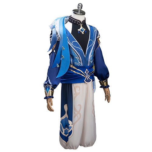 Genshin Impact Kaeya Alberich New Game Uniform Suit Cosplay Costume for Halloween & Christmas Parties 