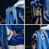Genshin Impact Kaeya Alberich New Game Uniform Suit Cosplay Costume for Halloween & Christmas Parties 