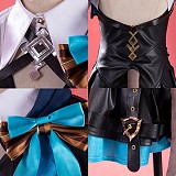 Genshin Impact Lynette Cartoon Game Uniform Suit Cosplay Costume for Halloween/Christmas Party