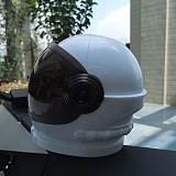 Aerospace Astronaut Helmet Future Sci-Fi Cosplay Costume Halloween Dress-Up Prop