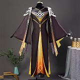 Genshin Impact Zhongli New Suit Cartoon Cosplay Costume Outfit 