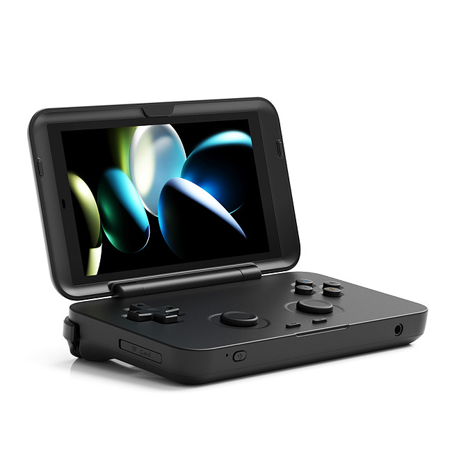 Retroid Pocket Flip Android 11 retro gaming handheld with 8-core processor,  fast graphics, 4GB RAM, 128GB storage, 4.7 touchscreen, With HDMI out,  Wi-Fi & BT [RETROID-POCKET-FLIP-4-128-16Bit-US] 