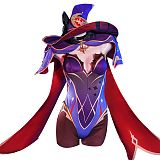Genshin Impact Mona Cosplay Costumes Game Character Uniform Dress Outfit