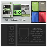 Latest GKD PIXEL Handheld Game Console 2.4-inch 64G 8000 Games (Metal Version)