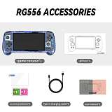 [Without Games] Latest Anbernic RG556 Handheld Game Console 5.48-inch Android 13