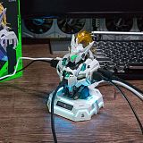 Charging Station Model Progenitor Effect 1/72 Scale Mecha Action Figure Desktop Charger Multiple Ports Gaming Setup