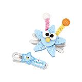 Romantic Hair Clip Fun Building Block Playset with Spring Action