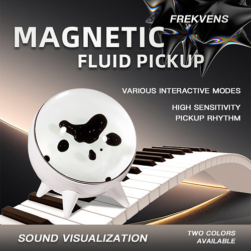 Sound-Sensitive Ferrofluid Rhythm Lamp Gaming Setup Desktop Ideas