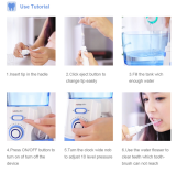 Waterpulse V300G Oral Irrigator 5pcs Tips Dental Water Flosser