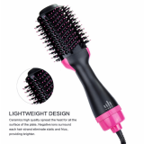 2 In 1 Hair Straightener Curler Comb Electric Blow Dryer With Hair Comb Hot Air Curling Iron