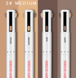 4-in-1 Easy to Wear Eyebrow Contour Pen Waterproof Defining Highlighting Brow