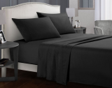 Solid color Bed sheet sets  Soft comfortable Bedding Set
