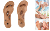 Body Detox Slimming Magnetic Foot Acupuncture Point Therapy Insole 