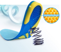 Silicon Gel Insoles Foot Care for Plantar Fasciitis Heel Spur Running Sport Insoles
