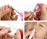 8Pcs/set Portable Baby Nail Clipper Comb Brush Set