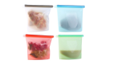 Durable and Reusable Silicone Food Storage Airtight Bags