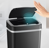 Touch-free Motion Sensor Bin Trash Can 12L Household Capacity Intellgence Trash Can