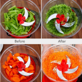 Powerful Handheld Fruit Vegetable Chopper Nuts Mincer Onion Salad Blender